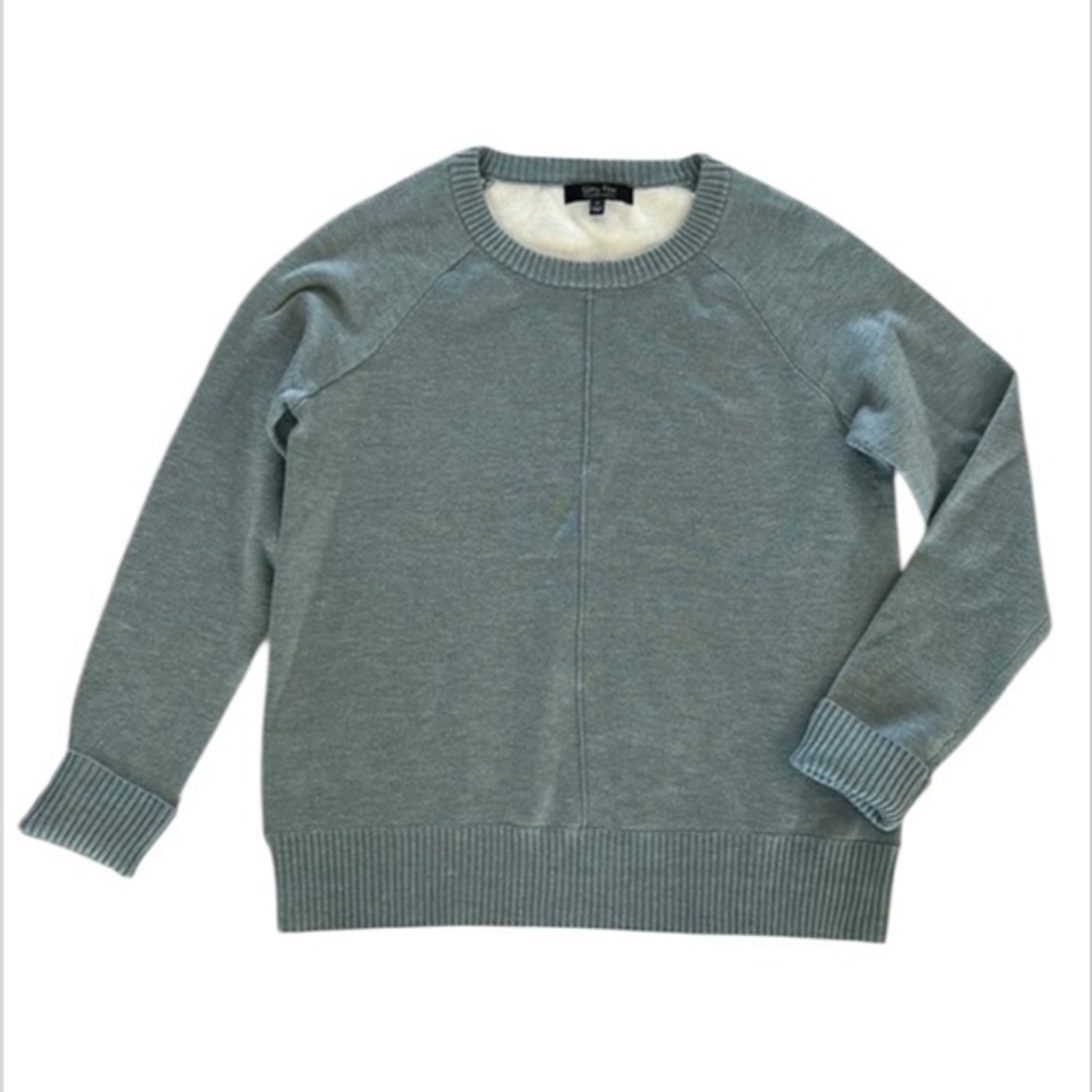 Witty Fox size small sage green pull over sweater